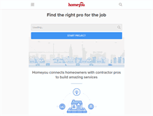 Tablet Screenshot of homeyou.com